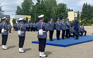 Uroczysta promocja oficerska w Szczytnie. Policjanci przyjechali z całej Polski